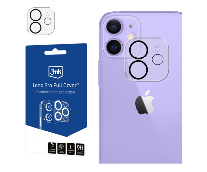 Szkło i folia ochronna 3MK Lens Pro Full Cover do iPhone 12 5903108527811